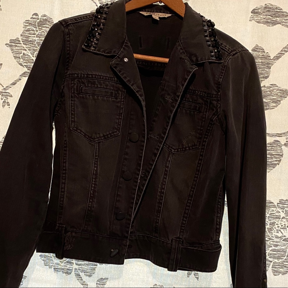 Cabi Jean Jacket with Rhinestones
